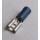 Flachsteckh&uuml;lse halbisoliert PVC, Kabelquerschnitt: 1,5 bis 2,5 mm&sup2;, blau, Breite 6,6mm, 100 ST&Uuml;CK