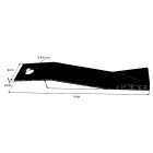 M&auml;hermesser 760mm links Cutlass 600