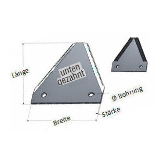 M&auml;hmesserklinge unten gezahnt 75x76x2mm
