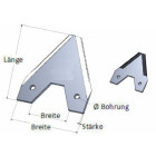 M&auml;hmesserklinge unten gezahnt, 80x76x2mm