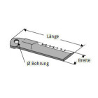 Gegenmesser 175x40x3mm, passend zu Case
