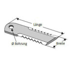 Strohh&auml;cksler- Messer gezahnt 172x50x5mm, passend zu...