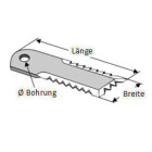 Strohh&auml;cksler-Messer 175x50x4,5mm, passend zu Massey...