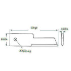 Strohh&auml;cksler-Messer 200x50x2,5mm, passend zu Rekord