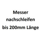 Hackmesser schleifen bis 200 mm L&auml;nge