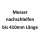 Hackmesser schleifen bis 410mm L&auml;nge