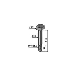 Schraube M18 x115 passend f&uuml;r Berti