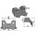 Schlagmesser 114 x 30mm passend zu Mulag