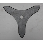 Dickichtmesser, 3 Zahn, 255mm x3mm, 20mm Bohrung