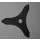 Dickichtmesser, 3 Zahn, 255mm x3mm, 25,4mm Bohrung