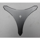 Dickichtmesser, 3 Zahn, 350mm x4mm, 20mm Bohrung