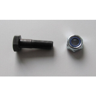 Schraube mit Sicherungsmutter M10x35mm passend f&uuml;r Agria, Muratori